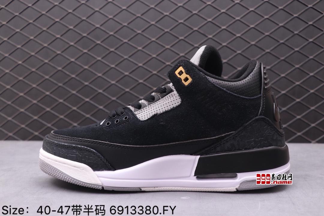 Air Jordan 3 Tinker “Black Cement”  莆田鞋网 399.name