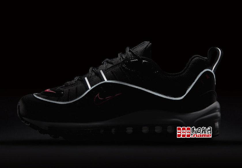 Nike Air Max 98 3m黑粉搭配货号：CN0140-001 莆田鞋网 399.name
