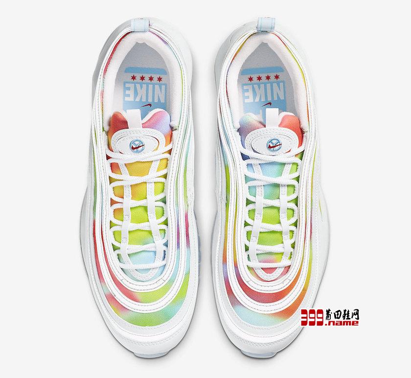 Nike Air Max 97 Tie-Dye White CK0839-100莆田鞋网 399.name