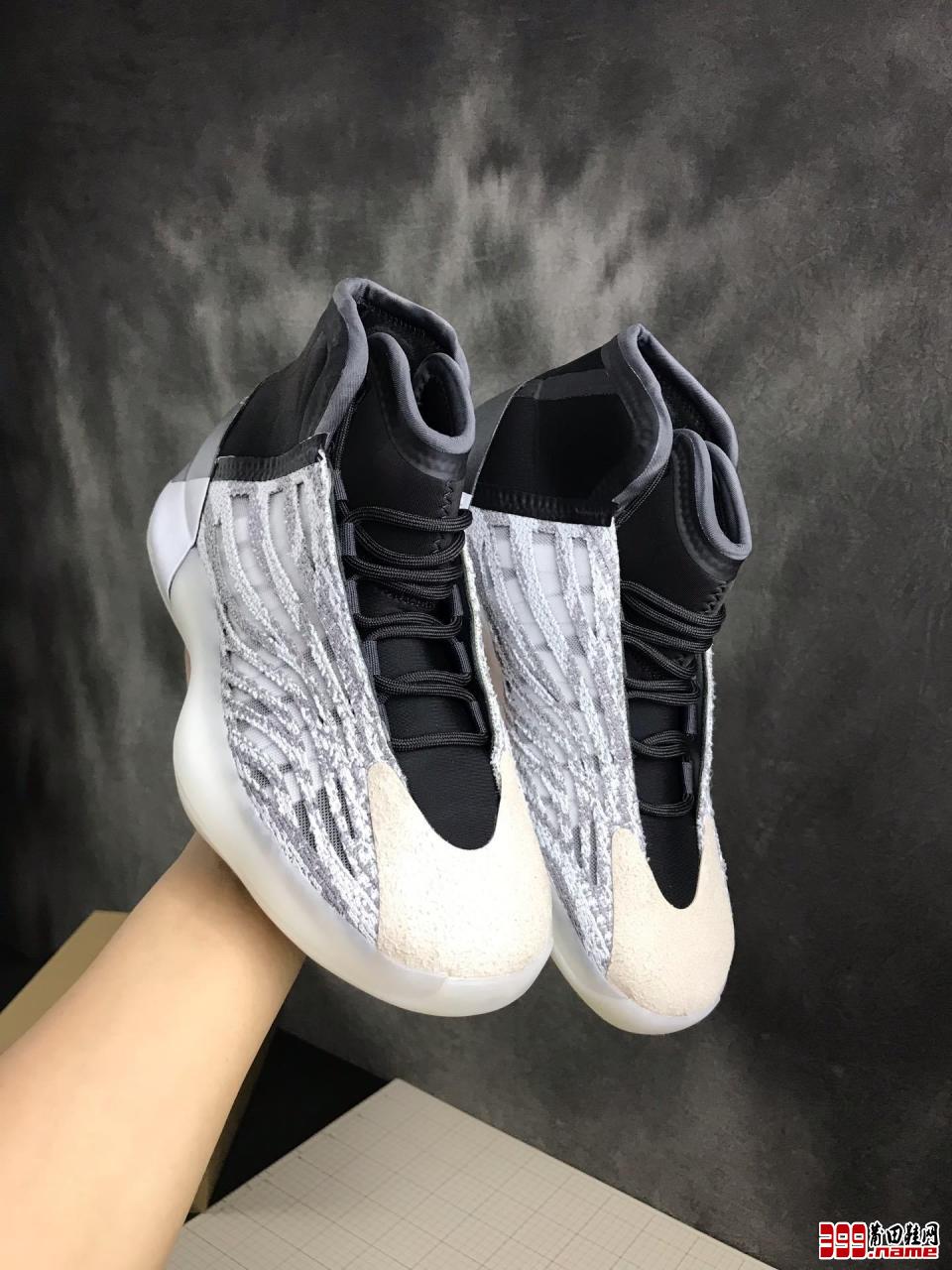 Adidas YEEZY Boost Basketball"Quantum"斑马灰碳黑货号：EG1535 | 莆田鞋鞋网 399.name
