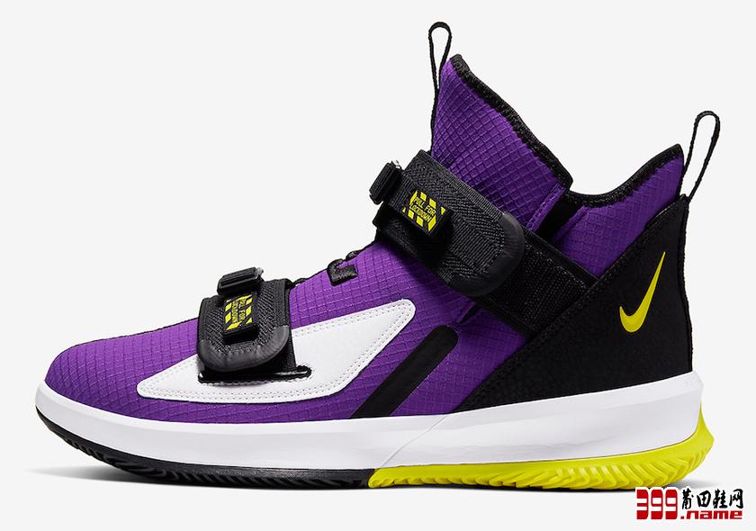 Nike LeBron Soldier 13 “Voltage Purple” 紫金配色货号：AR4225-500  | 莆田鞋网 399.name