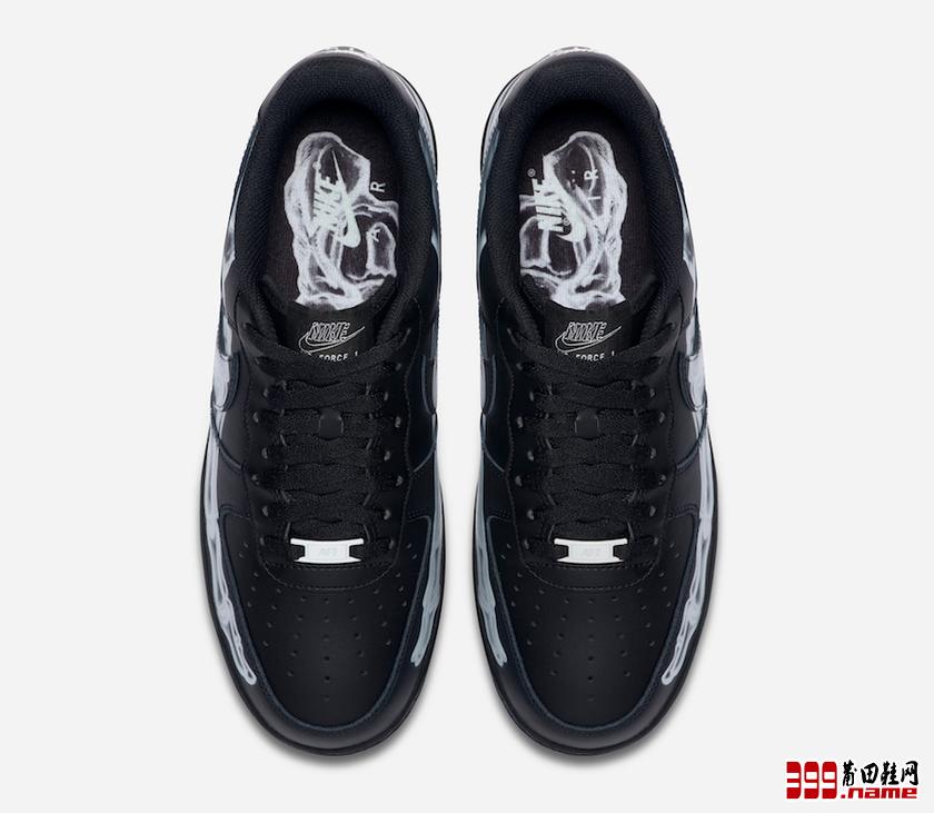 Nike Air Force 1 Low “Skeleton” 黑色版骷髅透视  货号：BQ7541-001  | 莆田鞋网 399.name