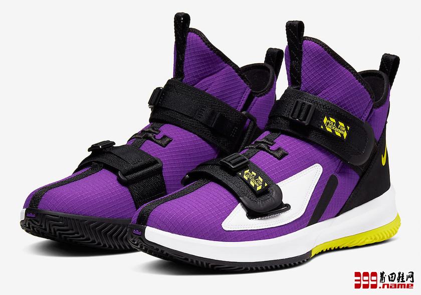 Nike LeBron Soldier 13 “Voltage Purple” 紫金配色货号：AR4225-500  | 莆田鞋网 399.name