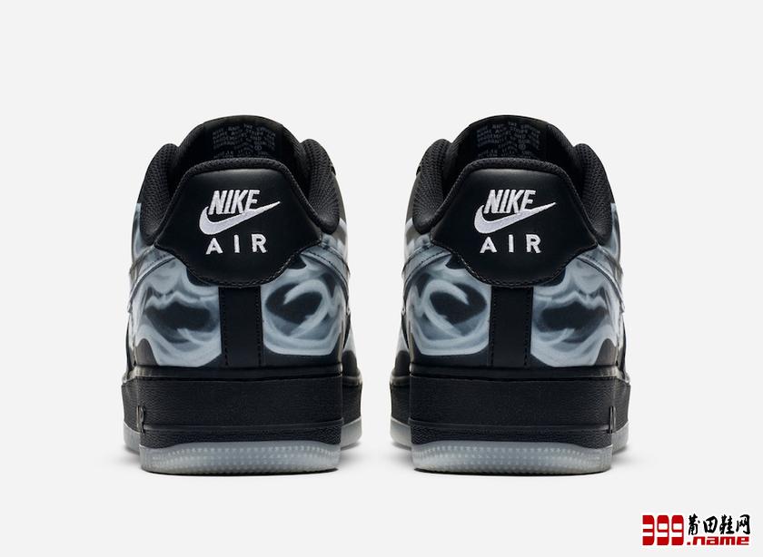 Nike Air Force 1 Low “Skeleton” 黑色版骷髅透视  货号：BQ7541-001  | 莆田鞋网 399.name