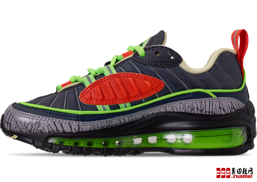 Nike Air Max 98 “Halloween” 树枝+蝙蝠货号: CT1171-001 | 莆田鞋网 399.name