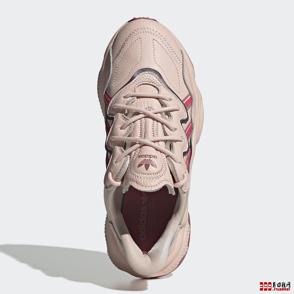 adidas Ozweego “Icy Pink” 奢华皮革鞋面 即将登场 | 莆田鞋网 399.name