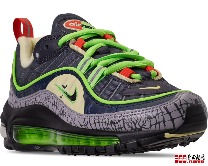 Nike Air Max 98 “Halloween” 树枝+蝙蝠货号: CT1171-001 | 莆田鞋网 399.name