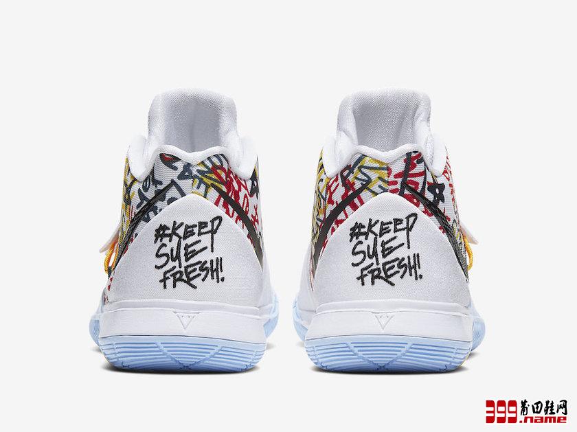 Nike Kyrie 5 GS“Keep Sue Fresh” 涂鸦配色货号：CW4403-100  | 莆田鞋网 399.name