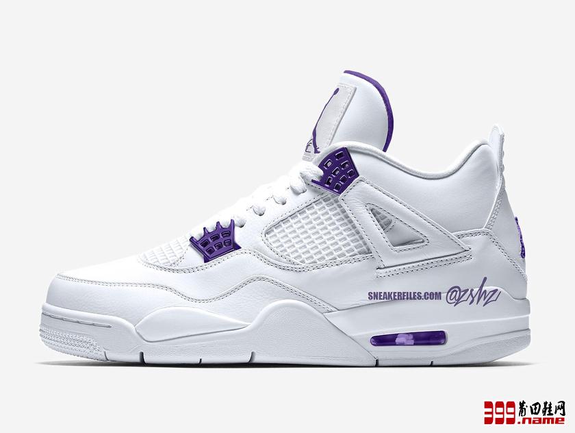 Air Jordan 4 白紫设计货号: CT8527-115 发售日期：2020年4月 | 莆田鞋网 399.name