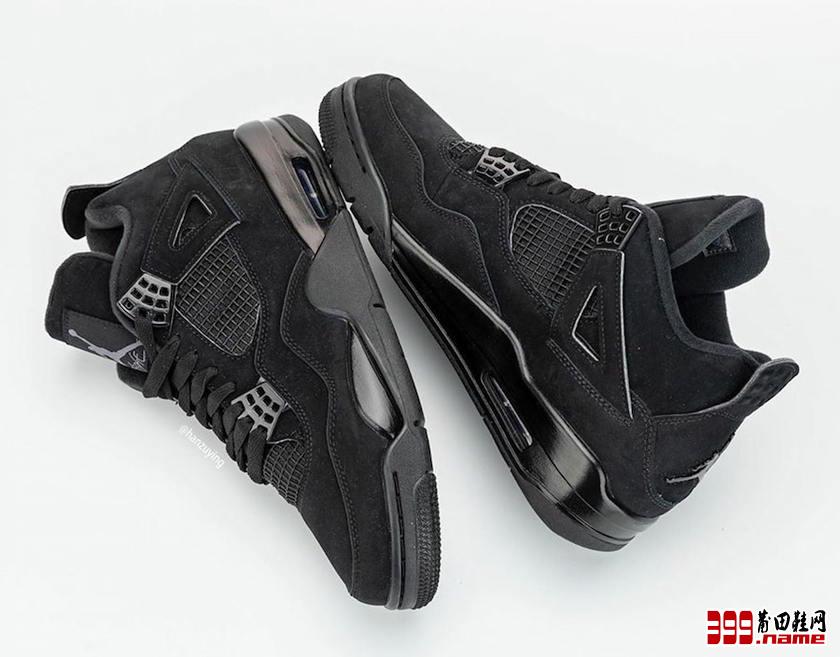 Air Jordan 4 “Black Cat”  黑猫配色 货号：CU1110-010 发售日期：2020 年 2 月 22 日 | 莆田鞋网 www.399.name